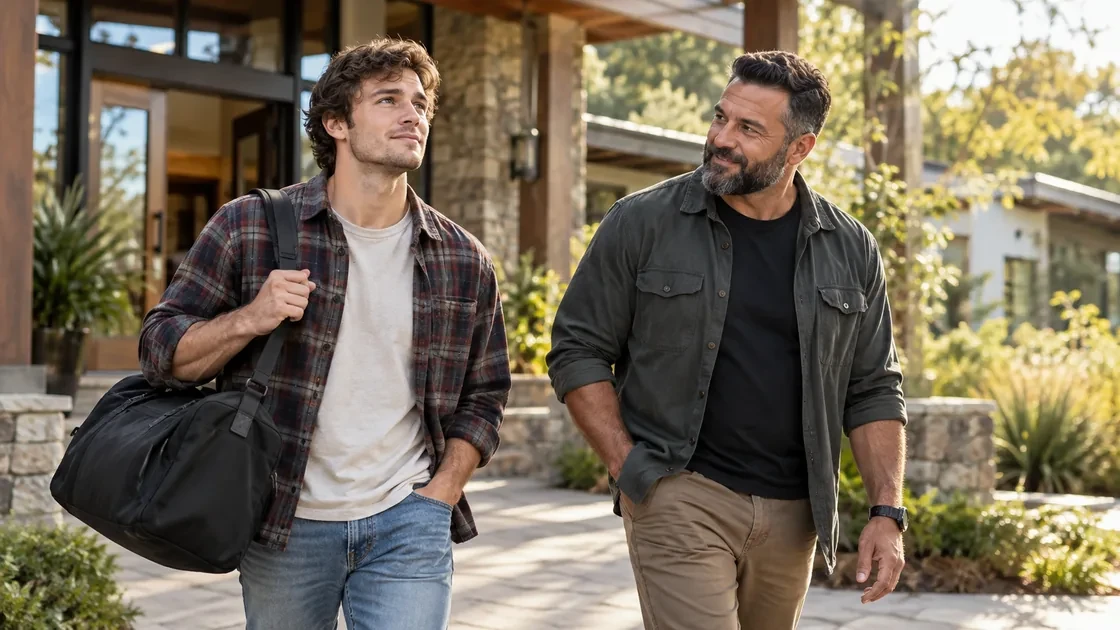 Sober companion supporting a client during the transition from treatment